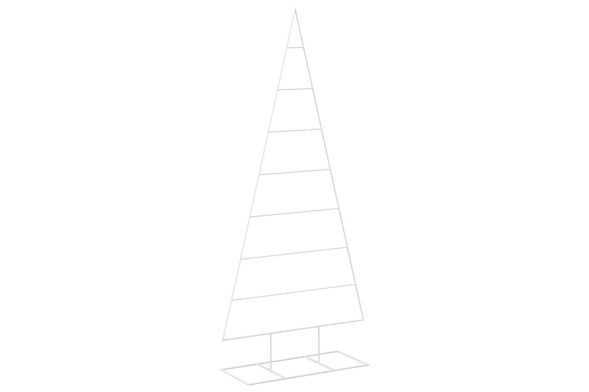 Vidaxl Metal Christmas Tree With Triangle Stand Kuopio 210 Cm Steel-2