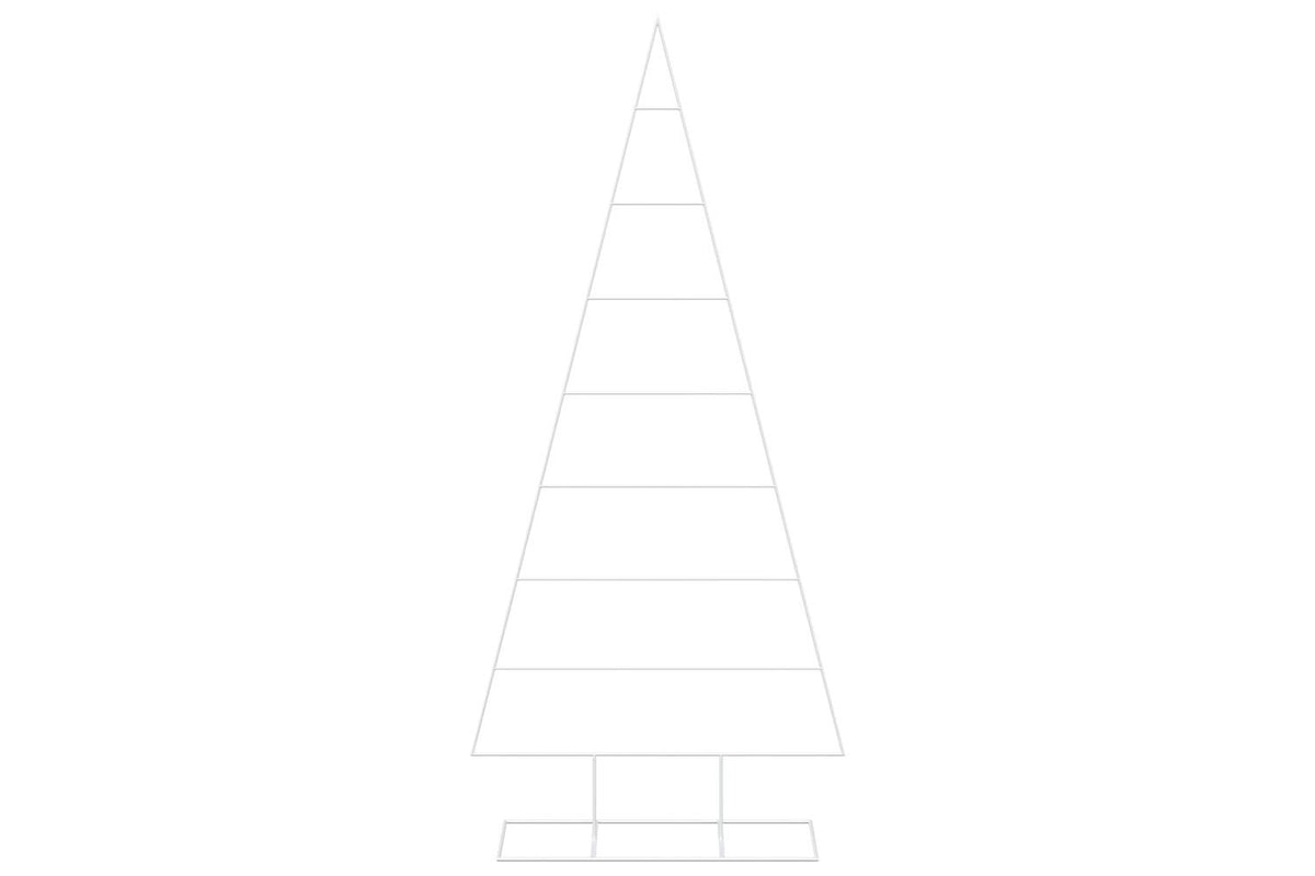 Vidaxl Metal Christmas Tree With Triangle Stand Kuopio 210 Cm Steel-4