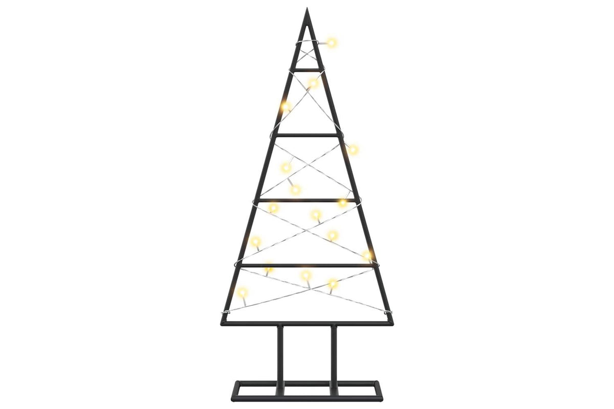 Vidaxl Metal Christmas Tree With Triangle Stand Kuopio 60 Cm-4
