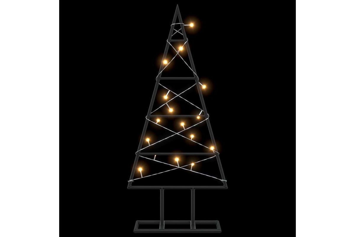 Vidaxl Metal Christmas Tree With Triangle Stand Kuopio 60 Cm-5