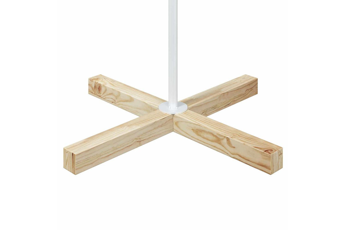 Vidaxl Metal Christmas Tree With Ring Stand Kuopio 180 Cm Steel White-5
