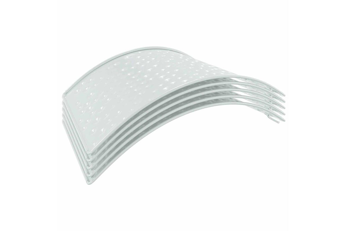 Vidaxl Christmas Tree Skirt Cone-shaped White 62 X 25 Cm Steel-4