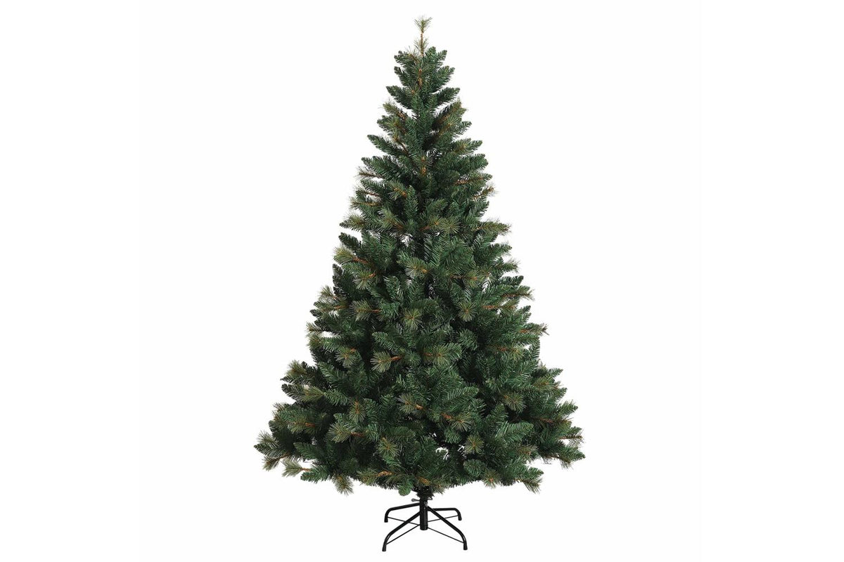 Vidaxl Artificial Hinged Christmas Tree 150 Cm 150 Leds Warm White-5