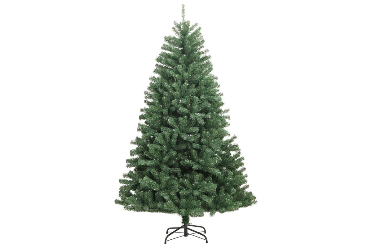 Vidaxl Artificial Hinged Christmas Tree With Stand Green 180 Cm-2