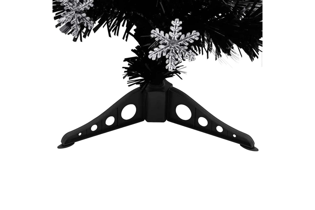 Vidaxl Christmas Tree With Led Snowflakes Black 64 Cm Fibre Optic-7