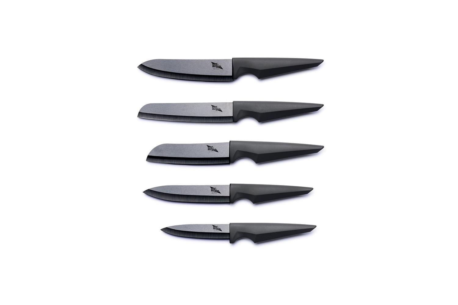 Edge of Belgravia Ceramic Onyx Set Knife Set | 5 Piece