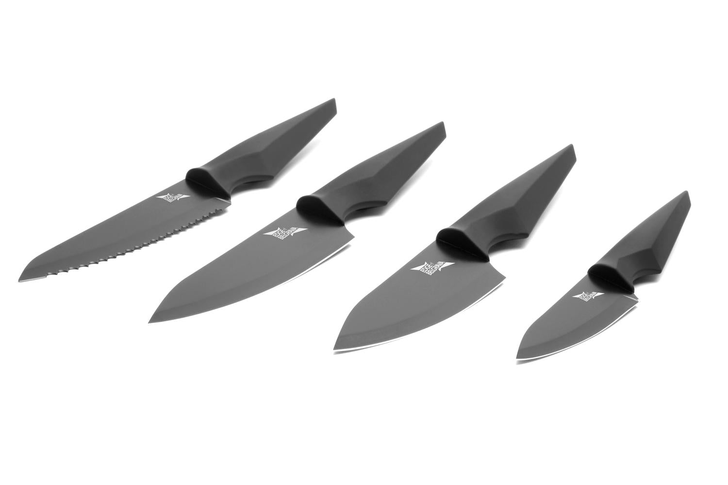 Edge of Belgravia Precision Classic Knife Set | Black | 4 Piece-2