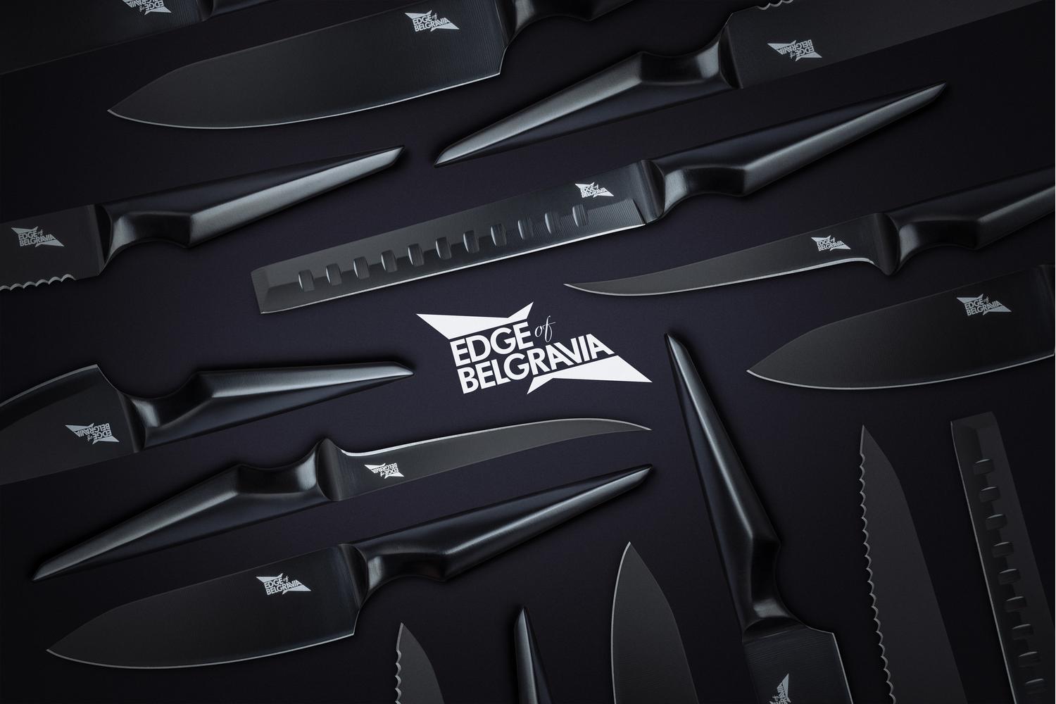 Edge of Belgravia Galatine Full Knife Set | 7 Piece-3