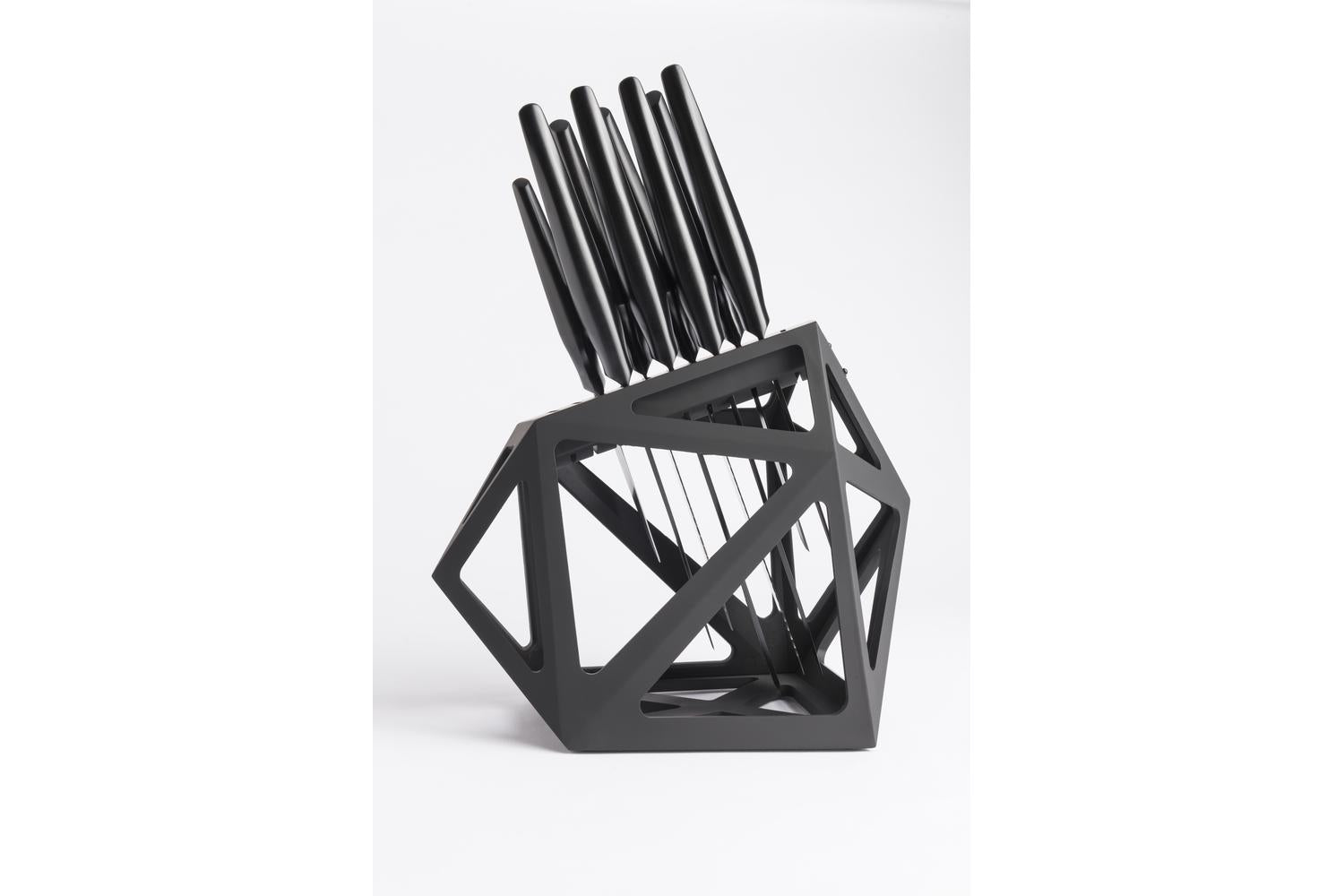 Edge of Belgravia Diamond Knife Block | Black-4