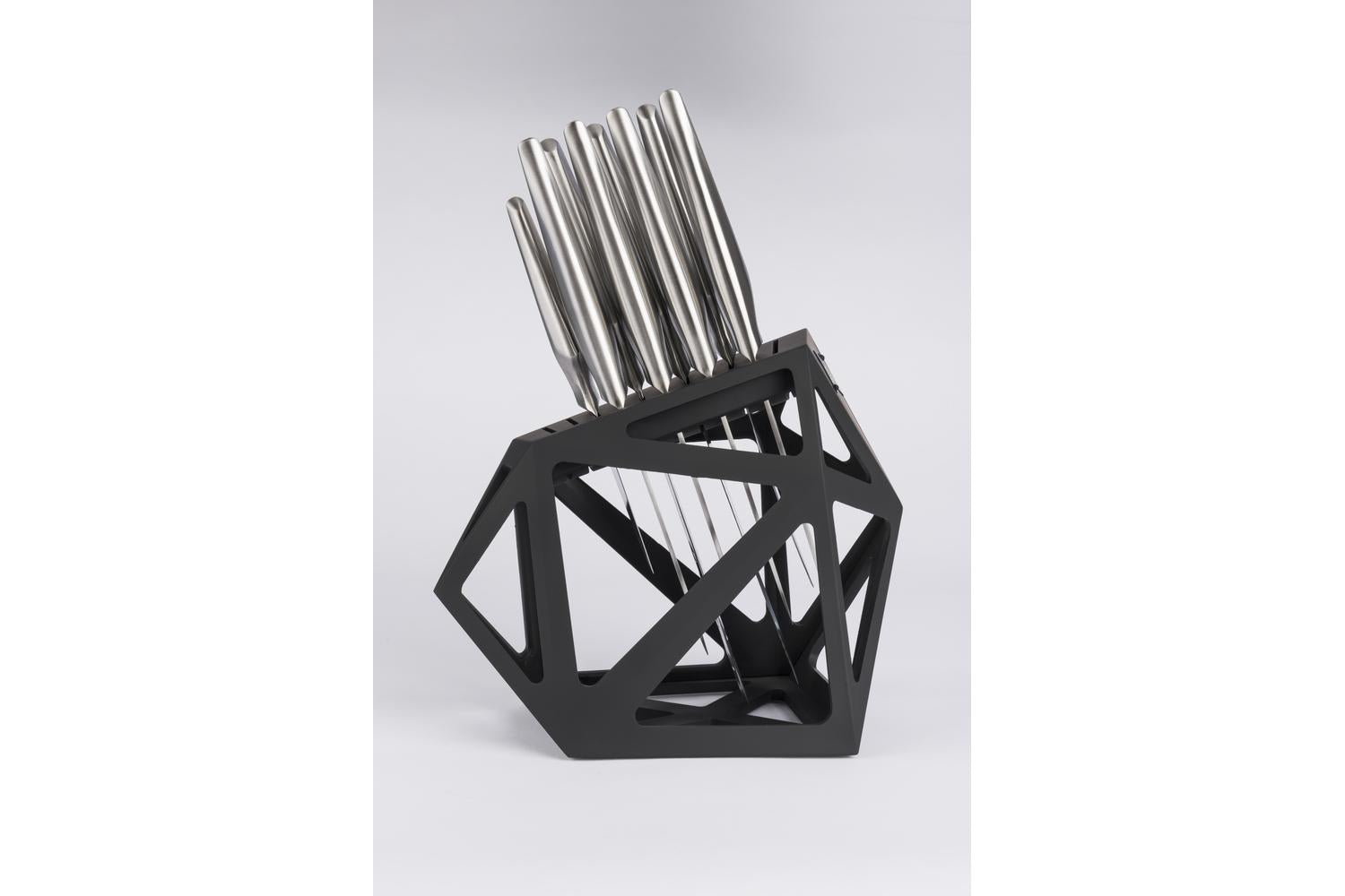 Edge of Belgravia Diamond Knife Block | Black-5