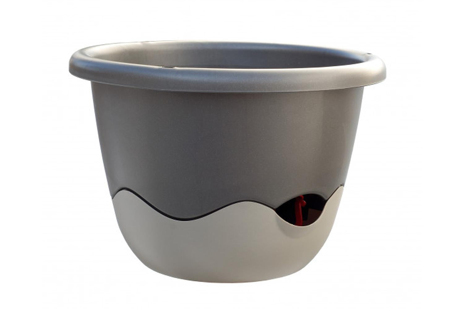 Plastia Mareta Flower Pot | Grey | 30cm