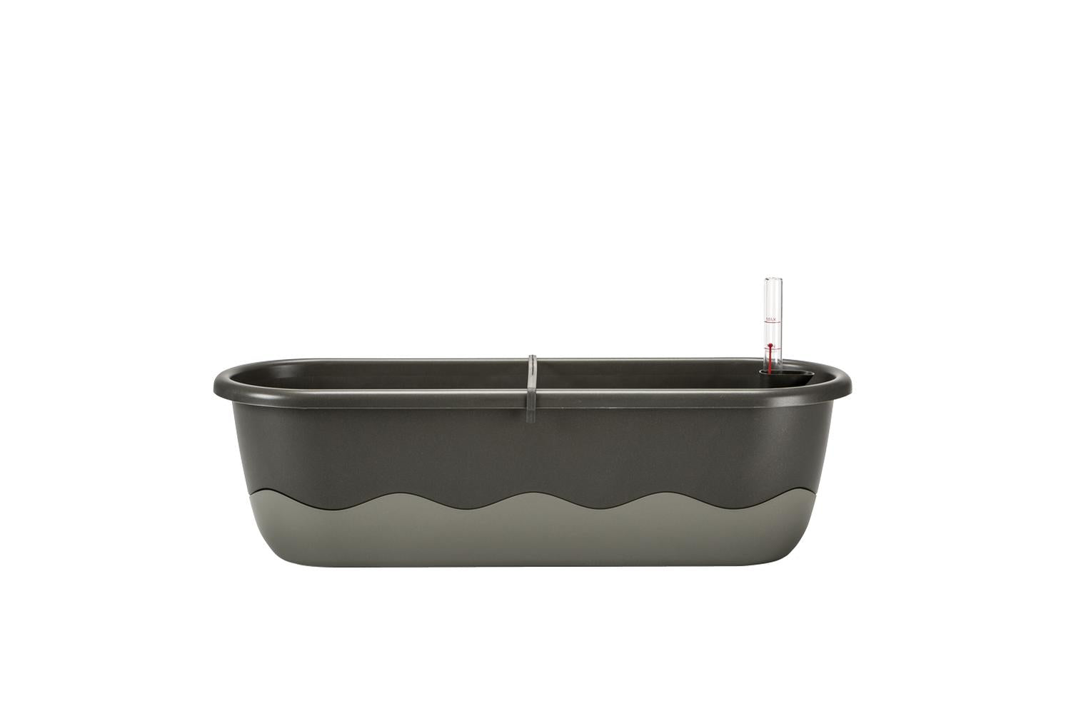 Plastia Mareta Flower Box | Grey | 60cm