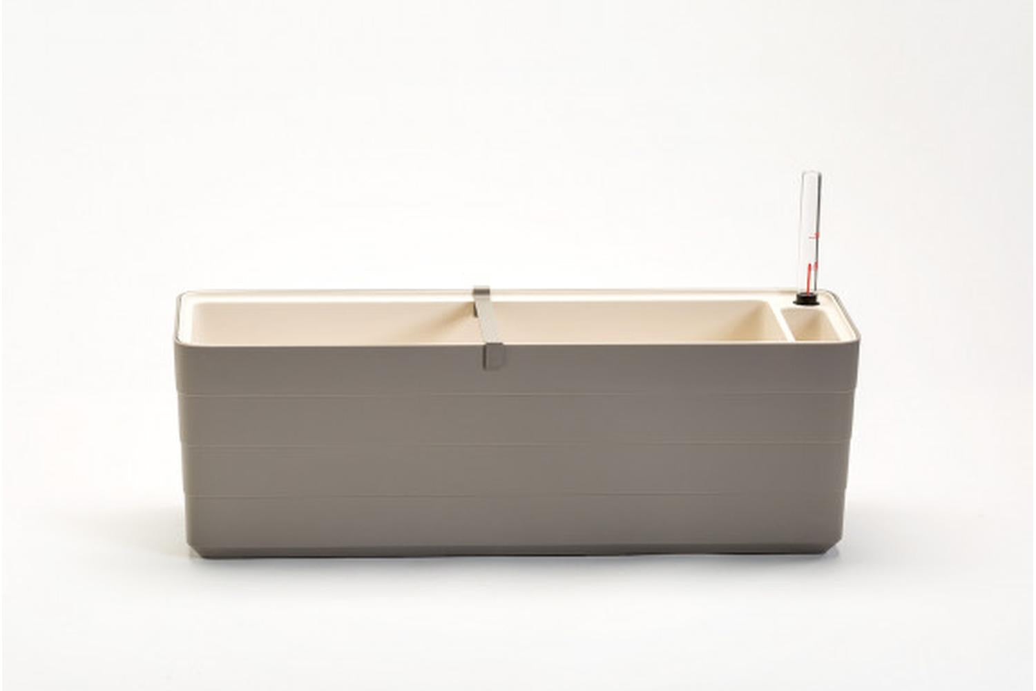 Plastia Berberis Flower Box | Taupe & Beige | 60cm