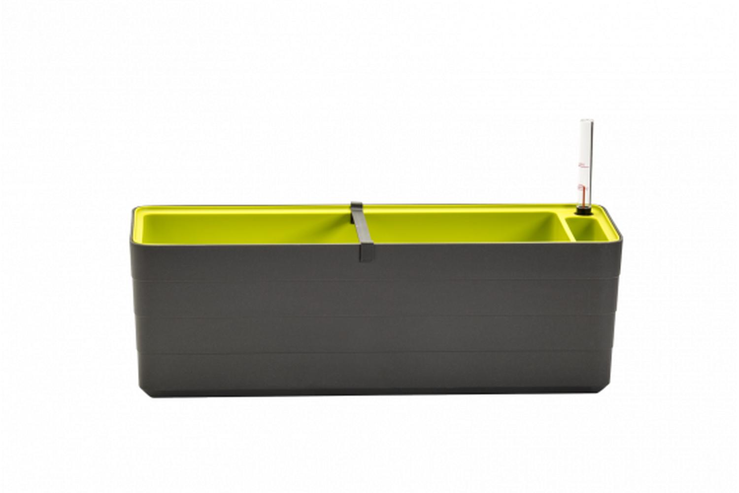 Plastia Berberis Flower Box | Grey & Green | 60cm-4