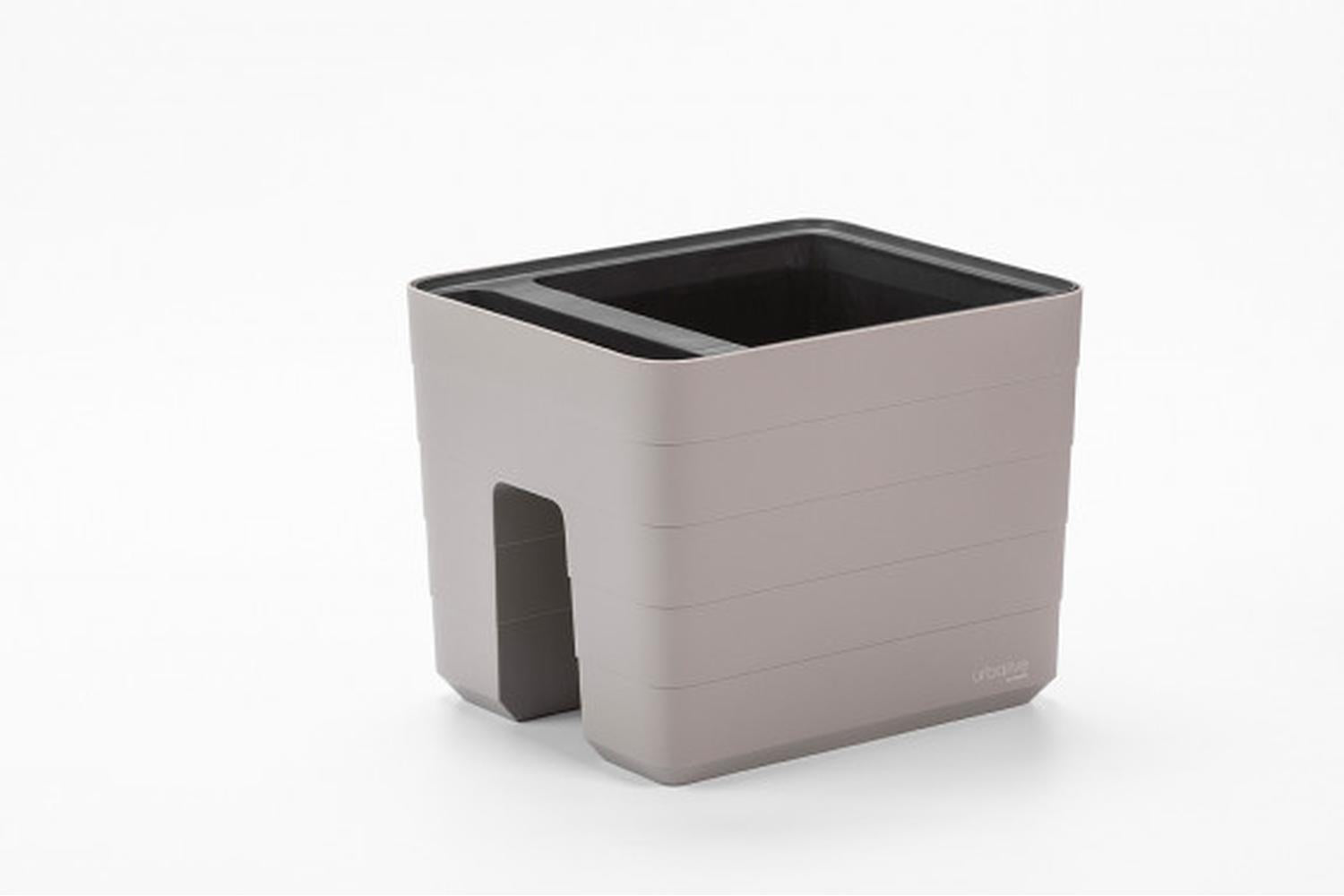 Plastia Berberis Flower Box Balcony Box | Grey | 24cm