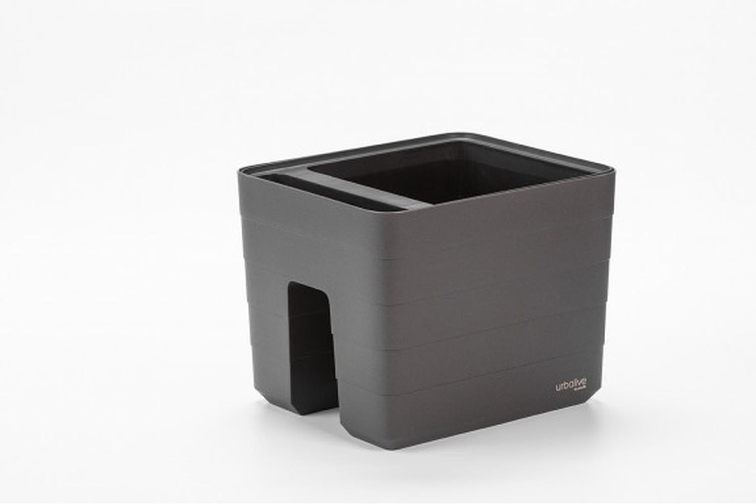 Plastia Berberis Flower Box Balcony Box | Grey | 24cm-4