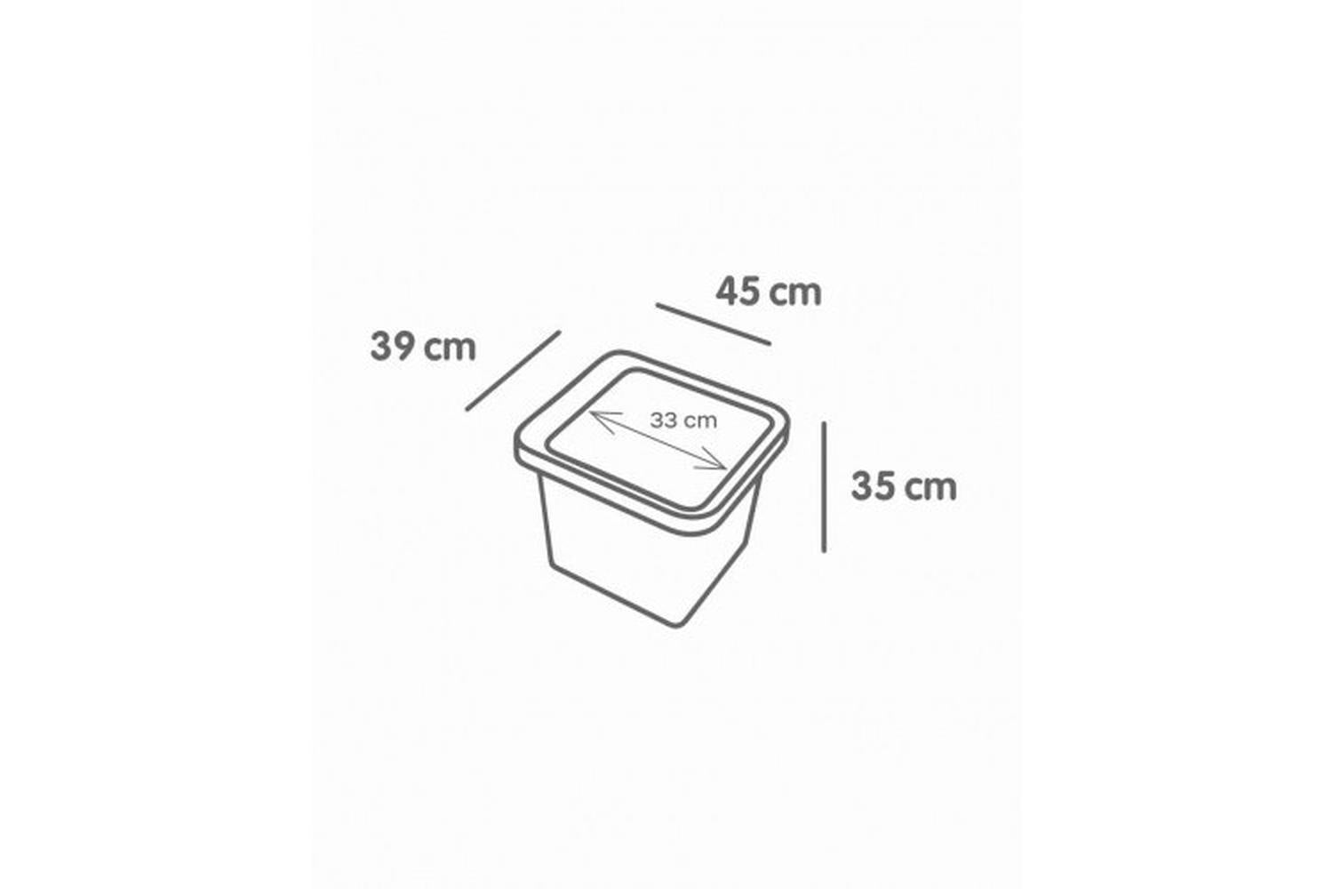 Plastia Berberis Flower Box Uno | Grey| 45cm-4