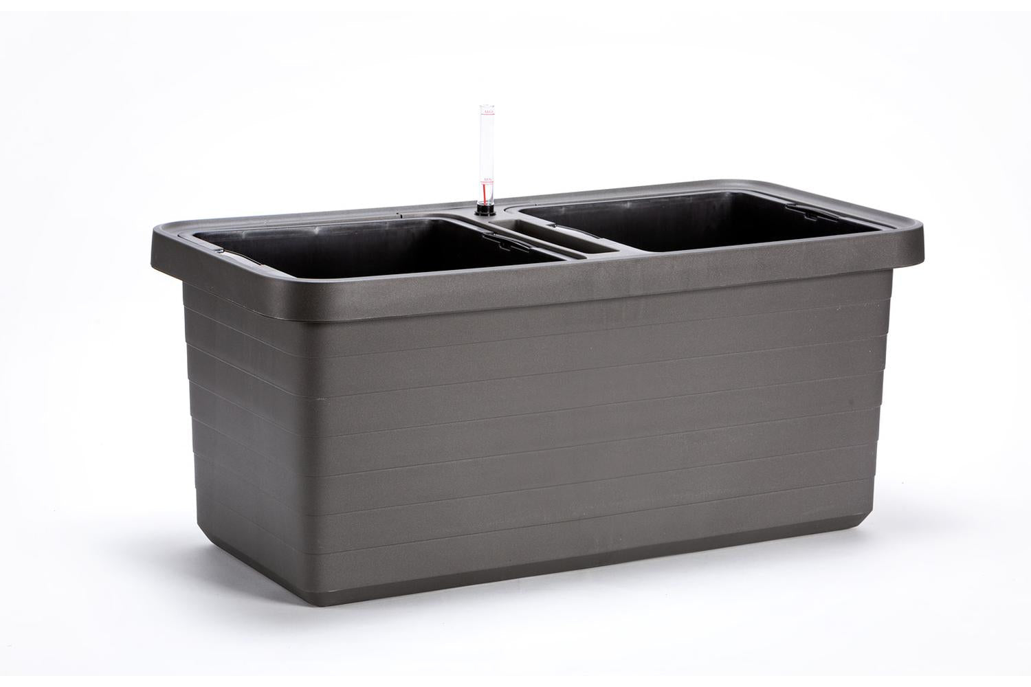 Plastia Berberis Flower Box Duo | Grey | 78cm