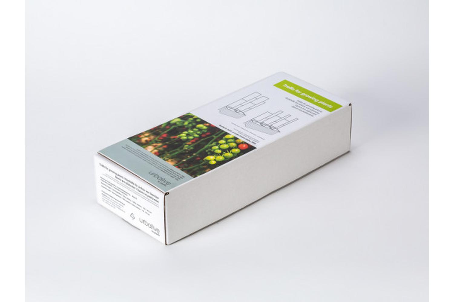 Plastia Berberis Trellis for Growing Plants | Silver