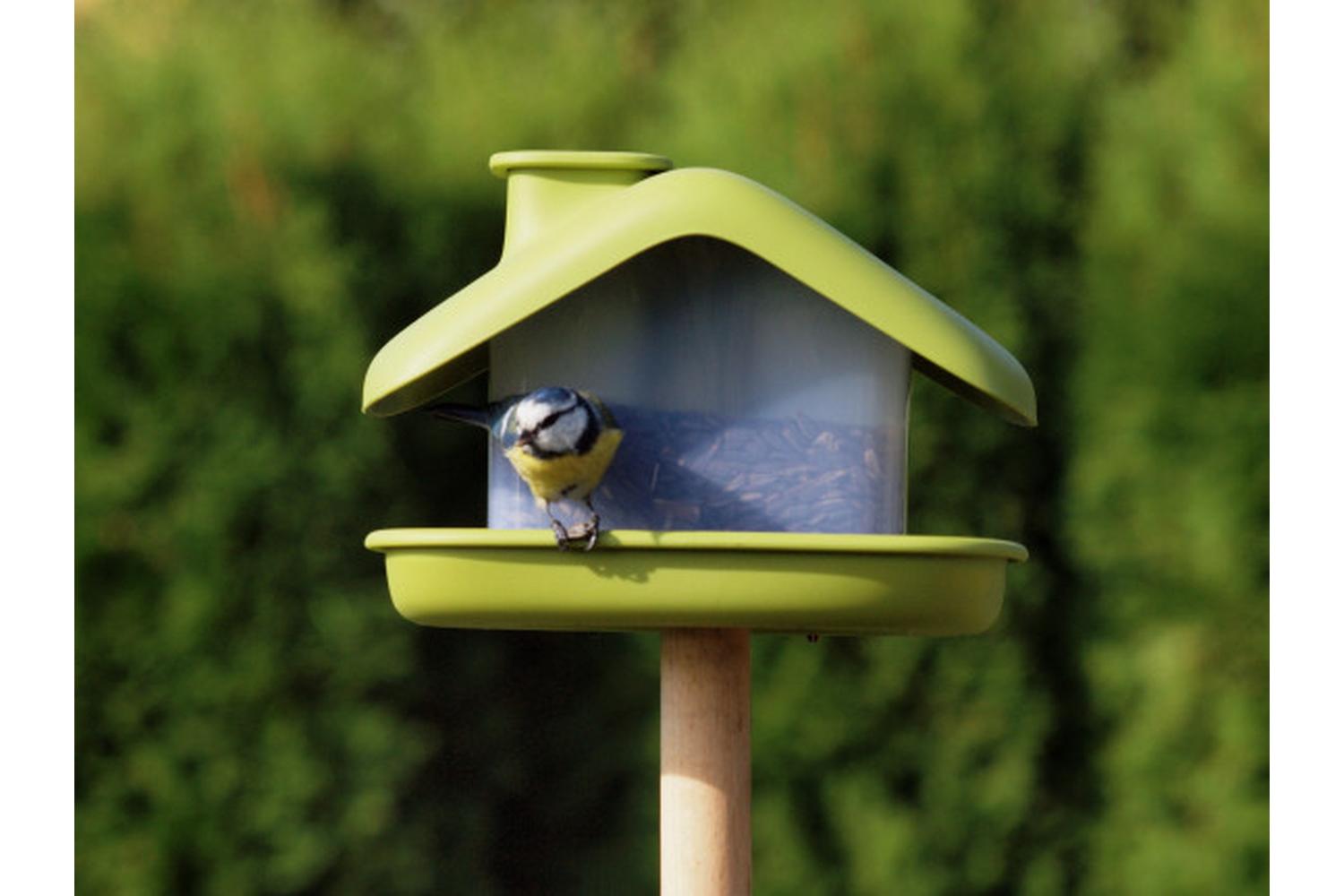 Plastia Domek Bird Feeder | Green | 21cm-7