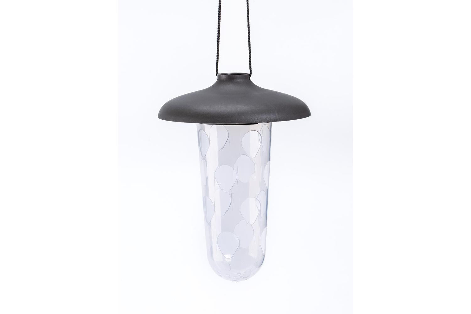 Plastia Robin Birdfeeder Birdbath | Anthracite | 22cm