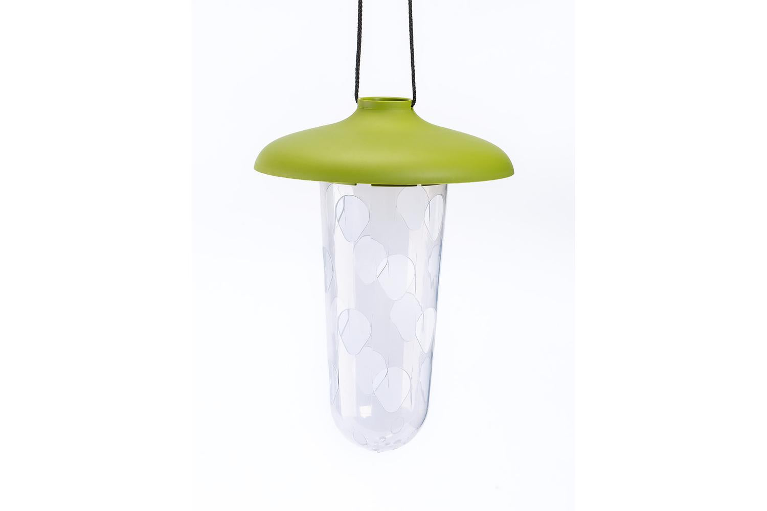 Plastia Robin Birdfeeder Birdbath | Green | 22cm-2
