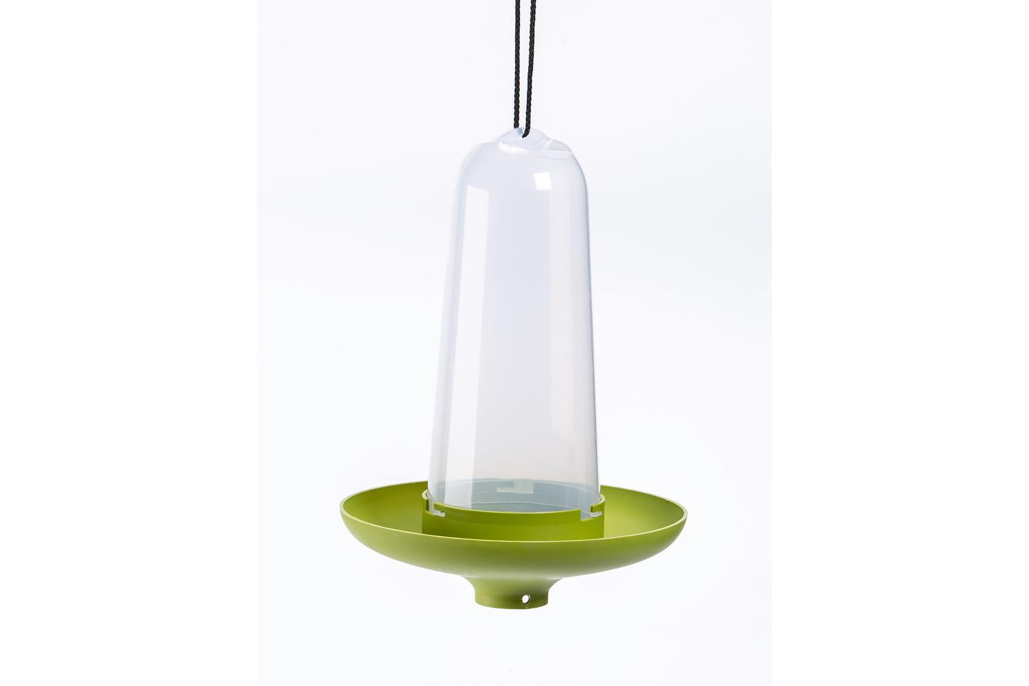 Plastia Robin Birdfeeder Birdbath | Green | 22cm-3