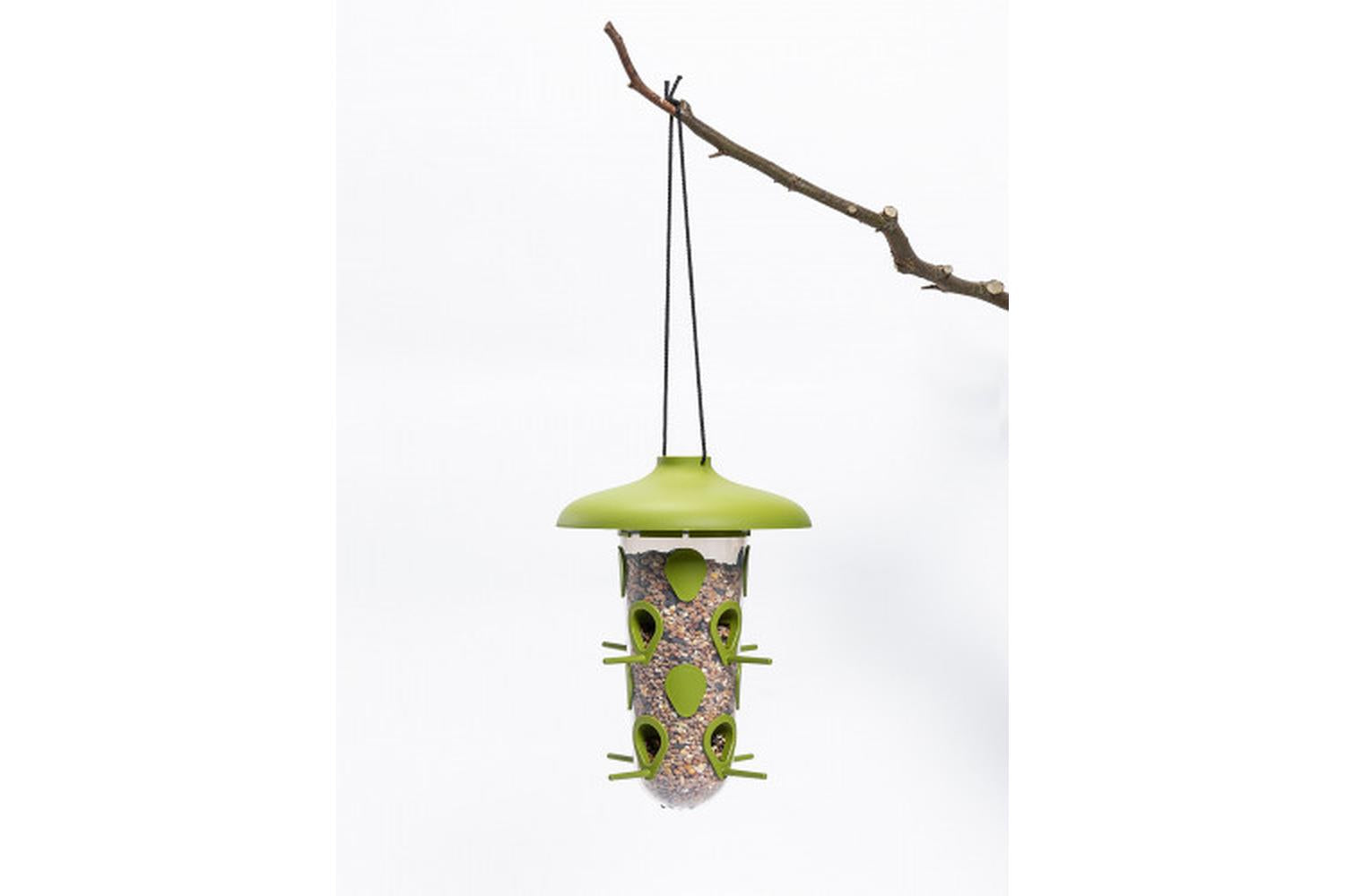 Plastia Robin Birdfeeder Birdbath | Green | 22cm-9
