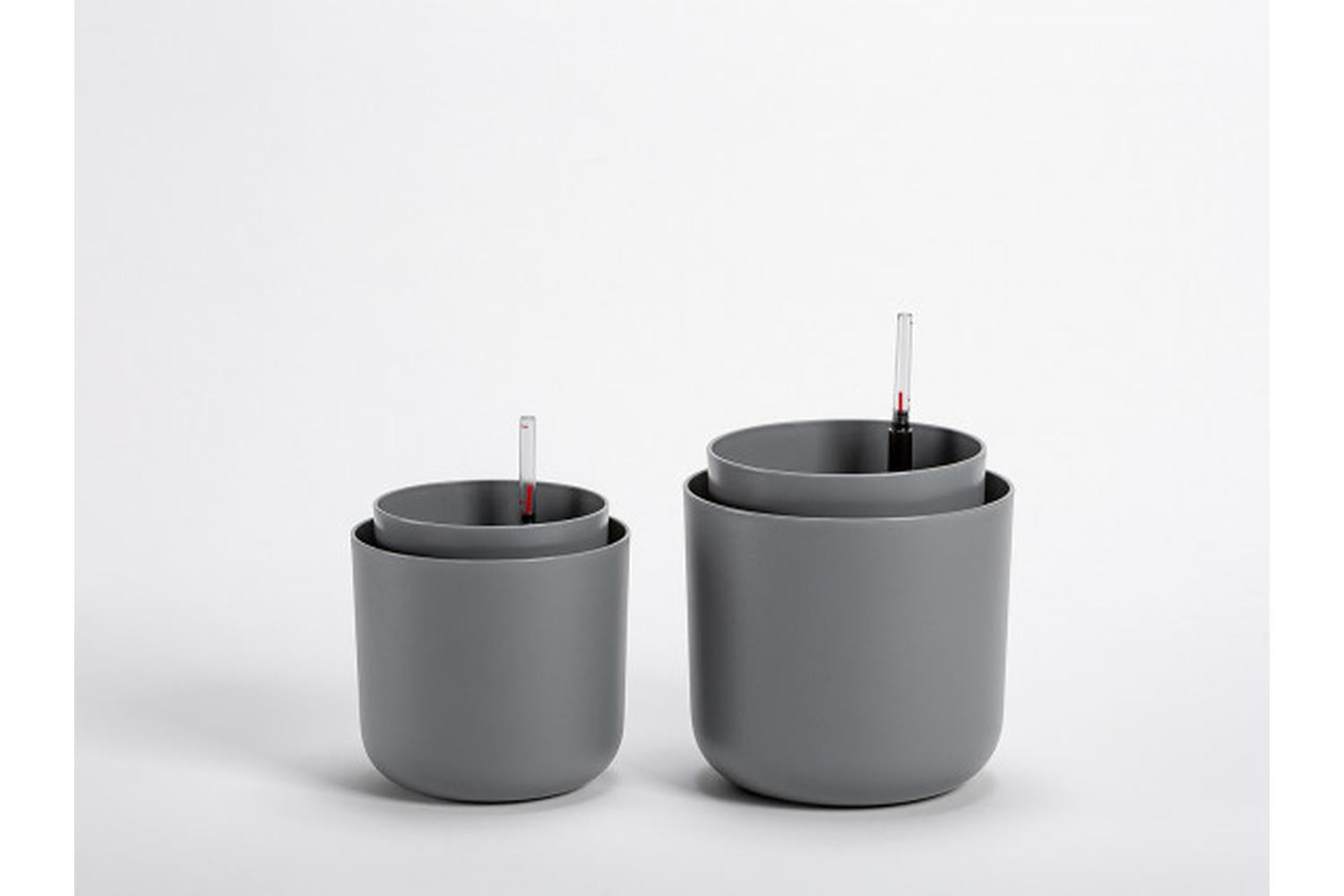 Plastia Tolita Flower Pot | Grey | 19cm