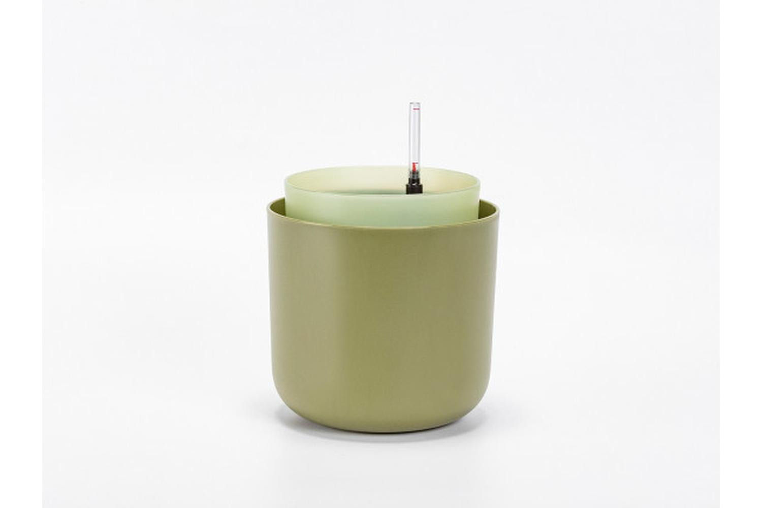 Plastia Tolita Flower Pot | Green | 19cm-2