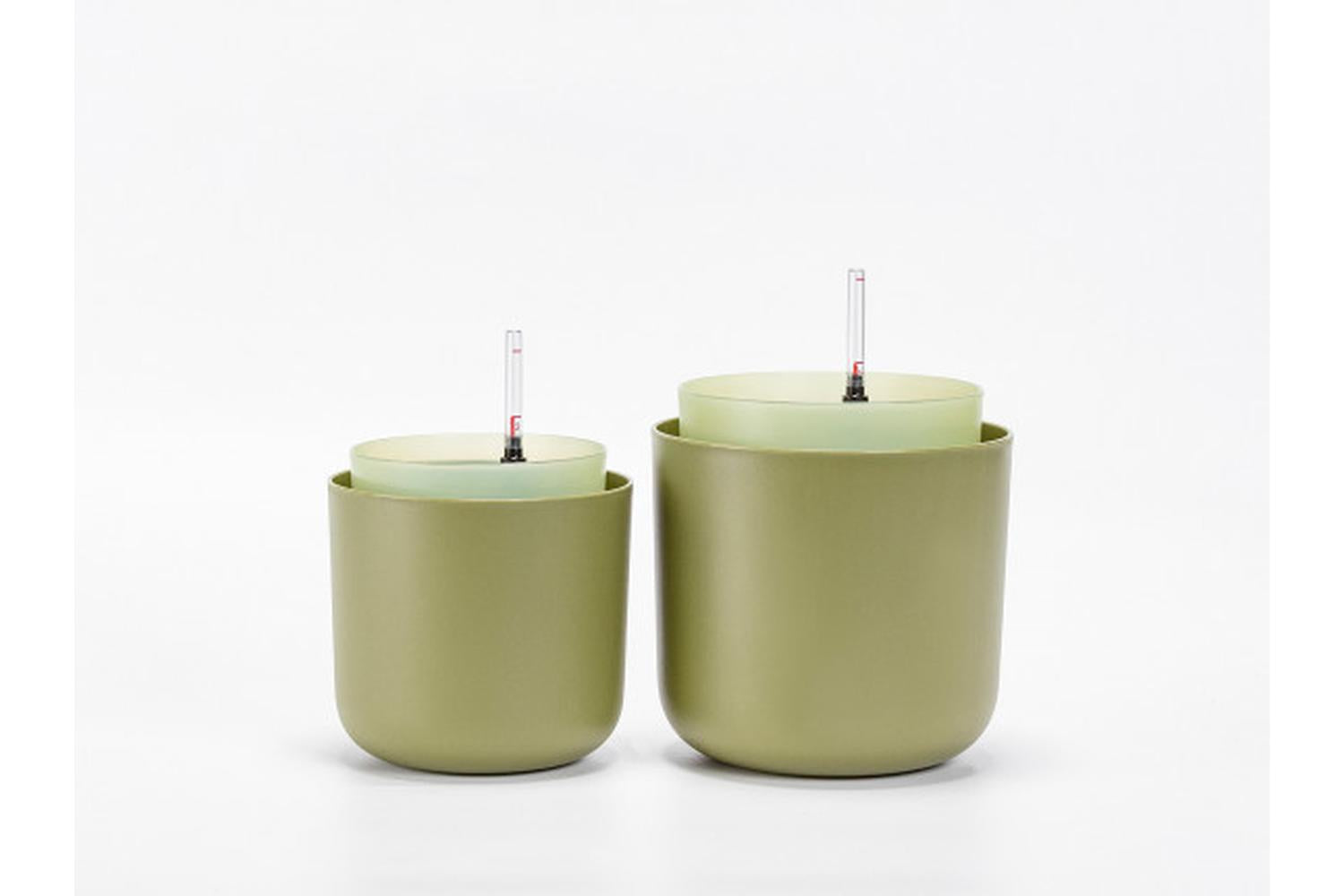 Plastia Tolita Flower Pot | Green | 19cm-4
