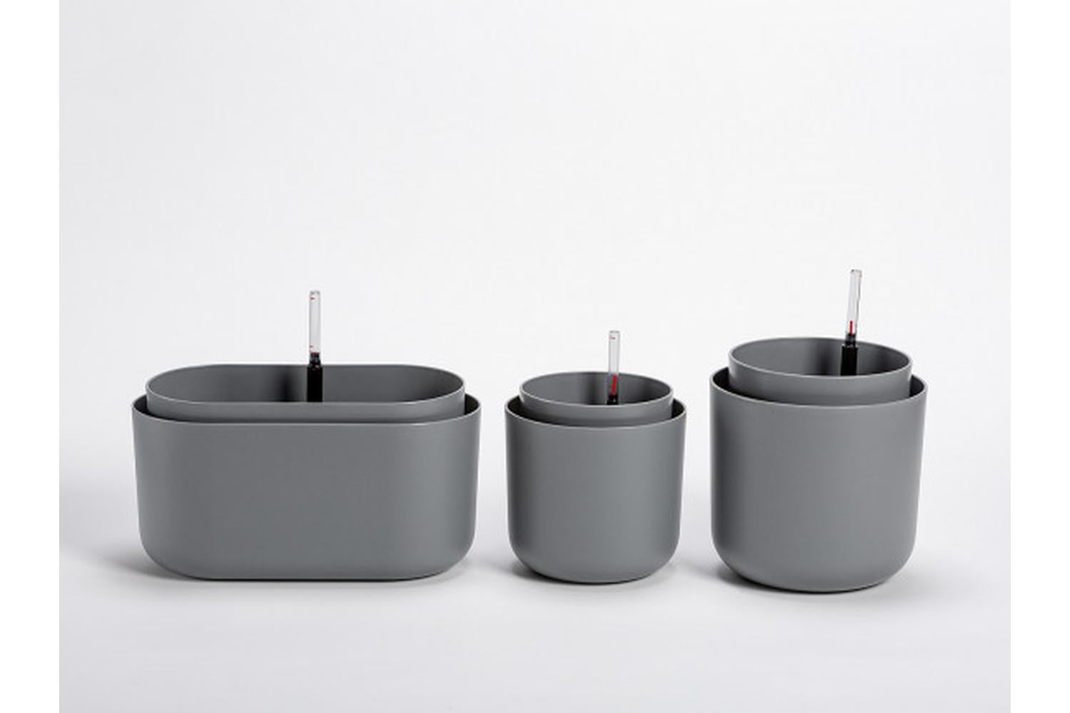 Plastia Tolita Flower Box | Grey | 16.6cm-3
