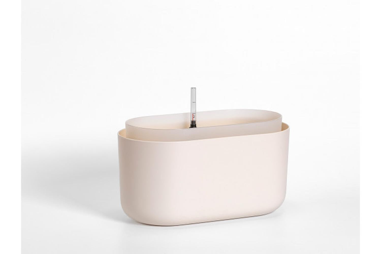 Plastia Tolita Flower Box | Beige | 16.6cm