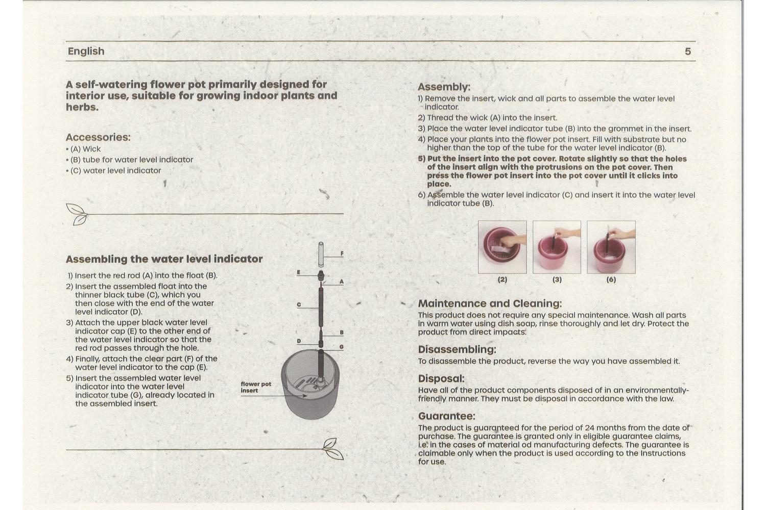Plastia Tolita Flower Box | Pink | 16.6cm-5