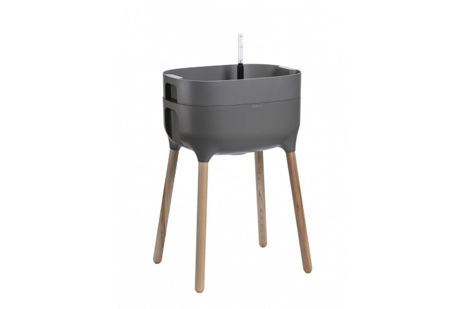 Plastia Raised Indoor Planter Urbalive | Grey | 77cm
