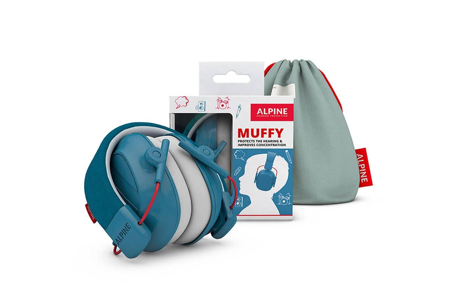 Alpine Alp-muff/bu Muffy Kids Earmuff Blue