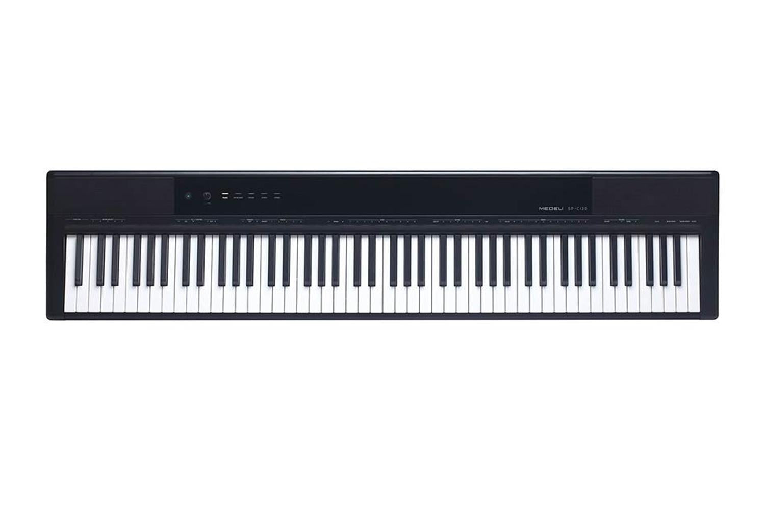 Medeli Sp-c120 Complete Digital Piano Package With Stand & Pedals - Black-3