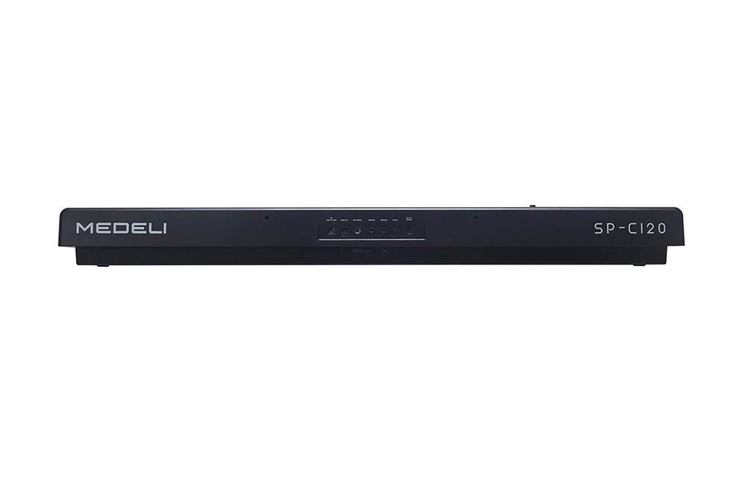 Medeli Sp-c120 Complete Digital Piano Package With Stand & Pedals - Black-7