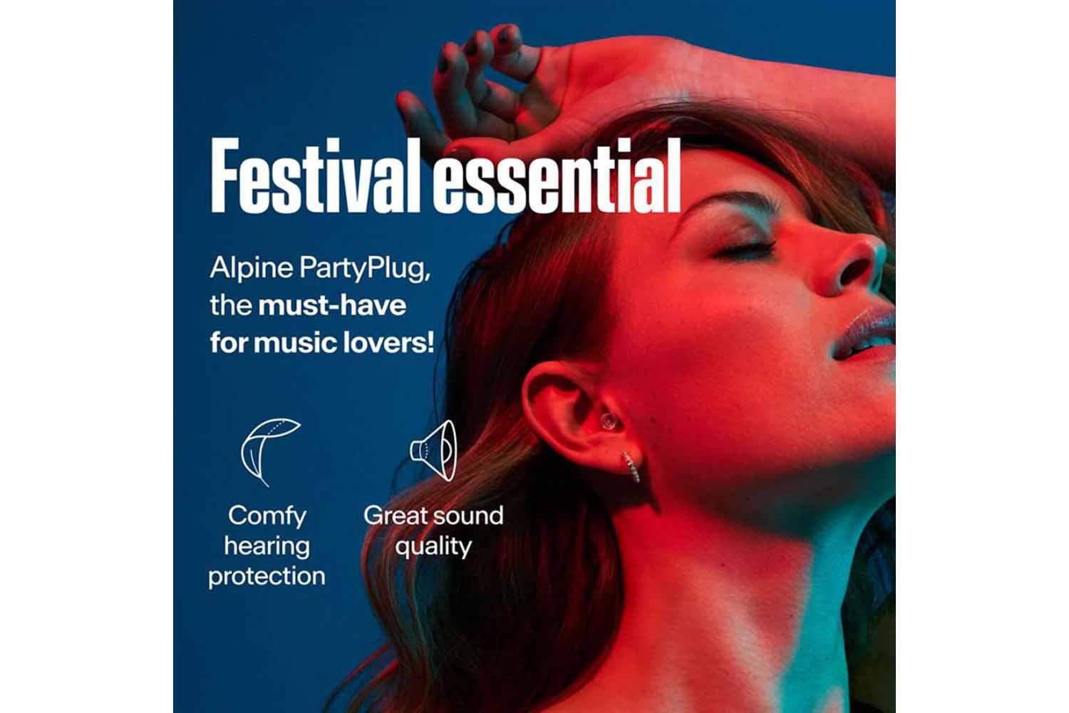 Alpine Party Plugs Hearing Protection - Transparent-7