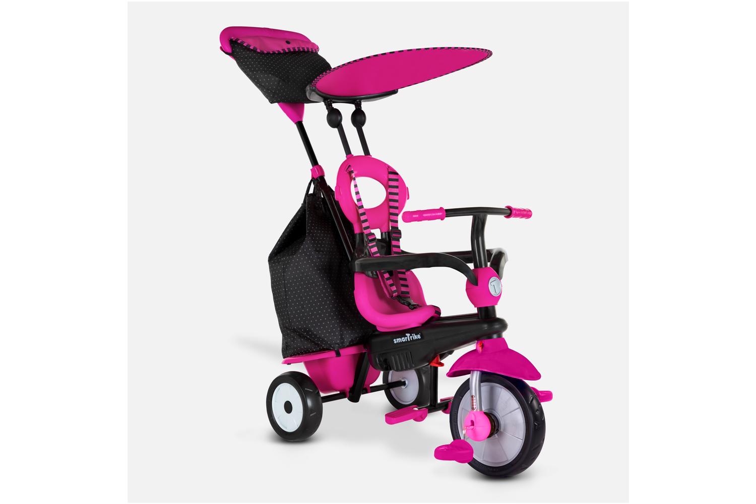 Smartrike 4-in-1 Vanilla Plus Toddler Tricycle | Pink