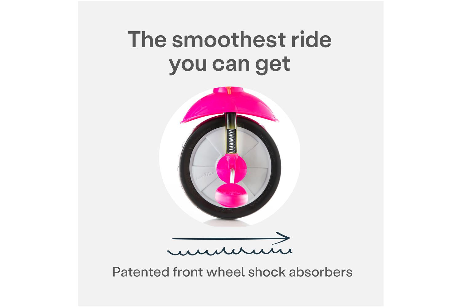 Smartrike 4-in-1 Vanilla Plus Toddler Tricycle | Pink-3