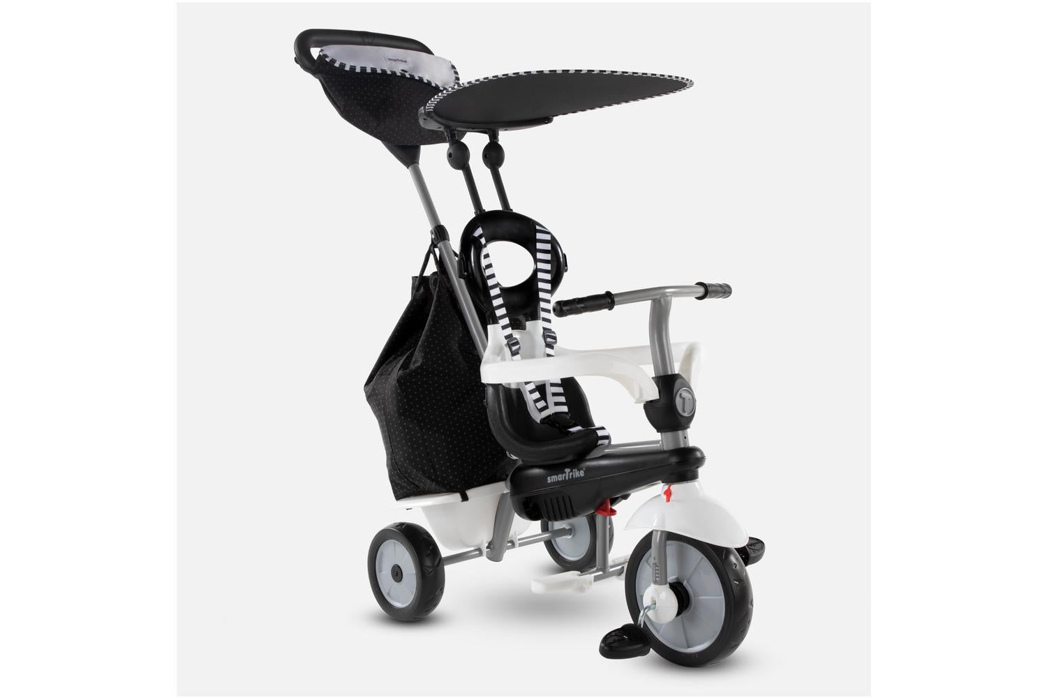 Smartrike 4-in-1 Vanilla Plus Toddler Tricycle | Black & White