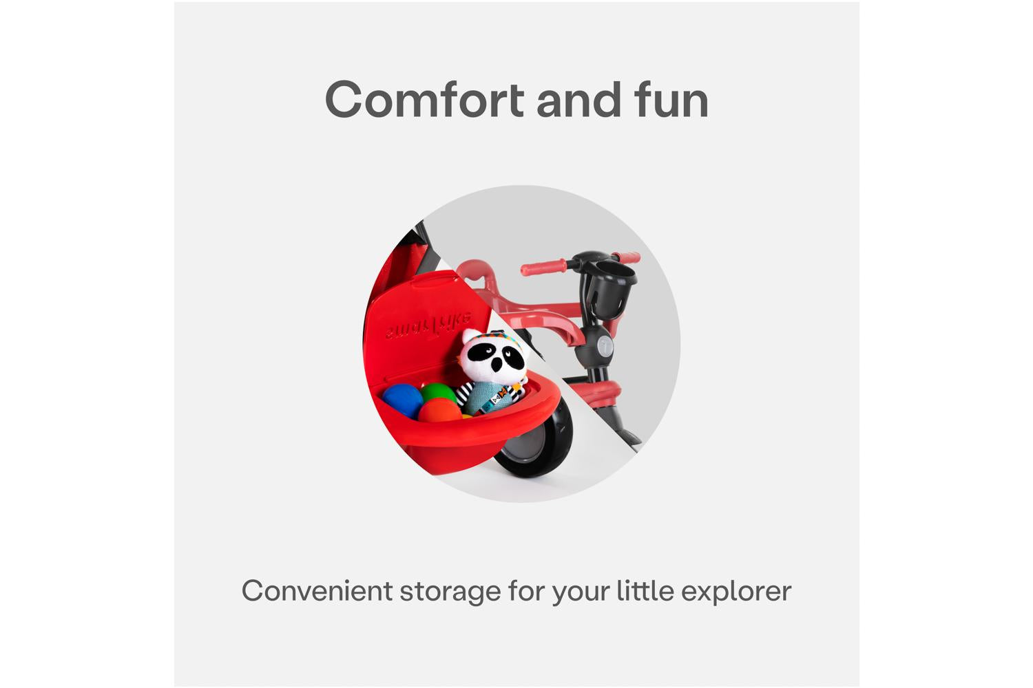 Smartrike 3-in-1 Breeze S Toddler Tricycle | Red-5