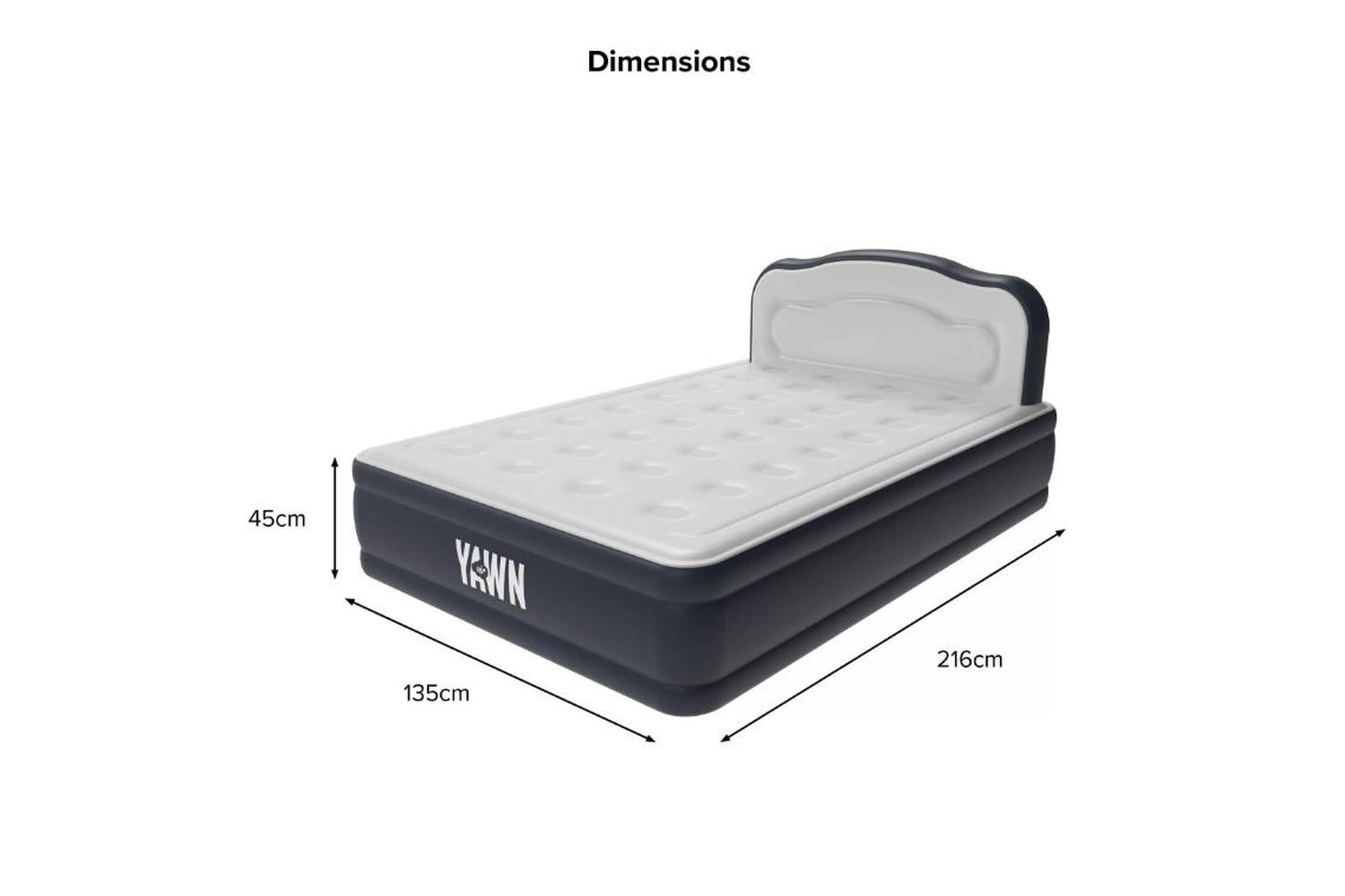 Yawn Air Bed with Fitted Sheet | Double-2