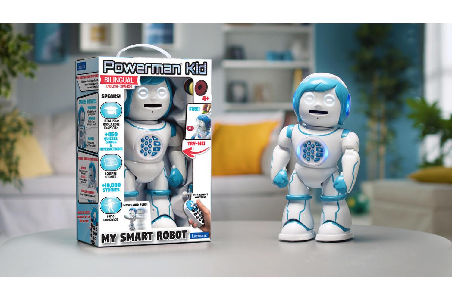 Lexibook ROB90EN Powerman Kid Educational and Bilingual English/Spanish Robot-3