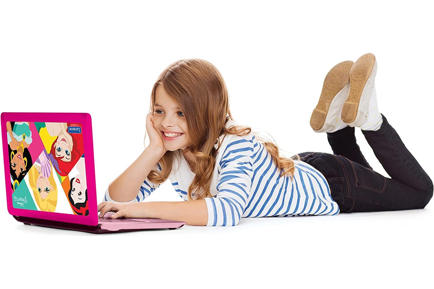 Lexibook JC598DPi1 Disney Princesses Educational and Bilingual Laptop French/English with 124 Activities-7