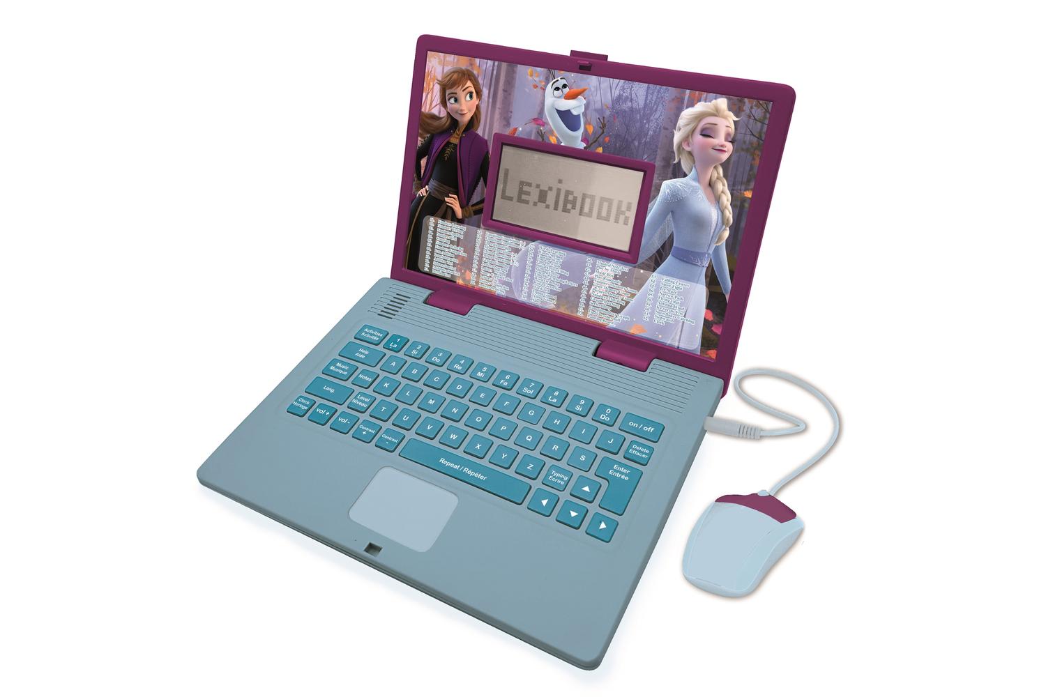 Lexibook JC598FZi1 Disney Frozen 2 Educational and Bilingual Laptop French/English