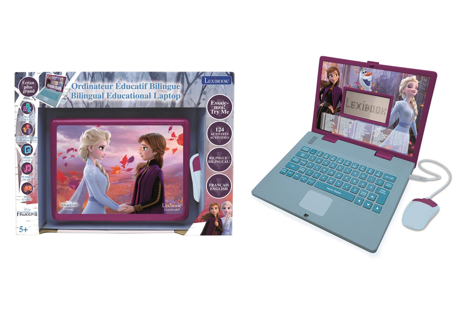 Lexibook JC598FZi1 Disney Frozen 2 Educational and Bilingual Laptop French/English-2