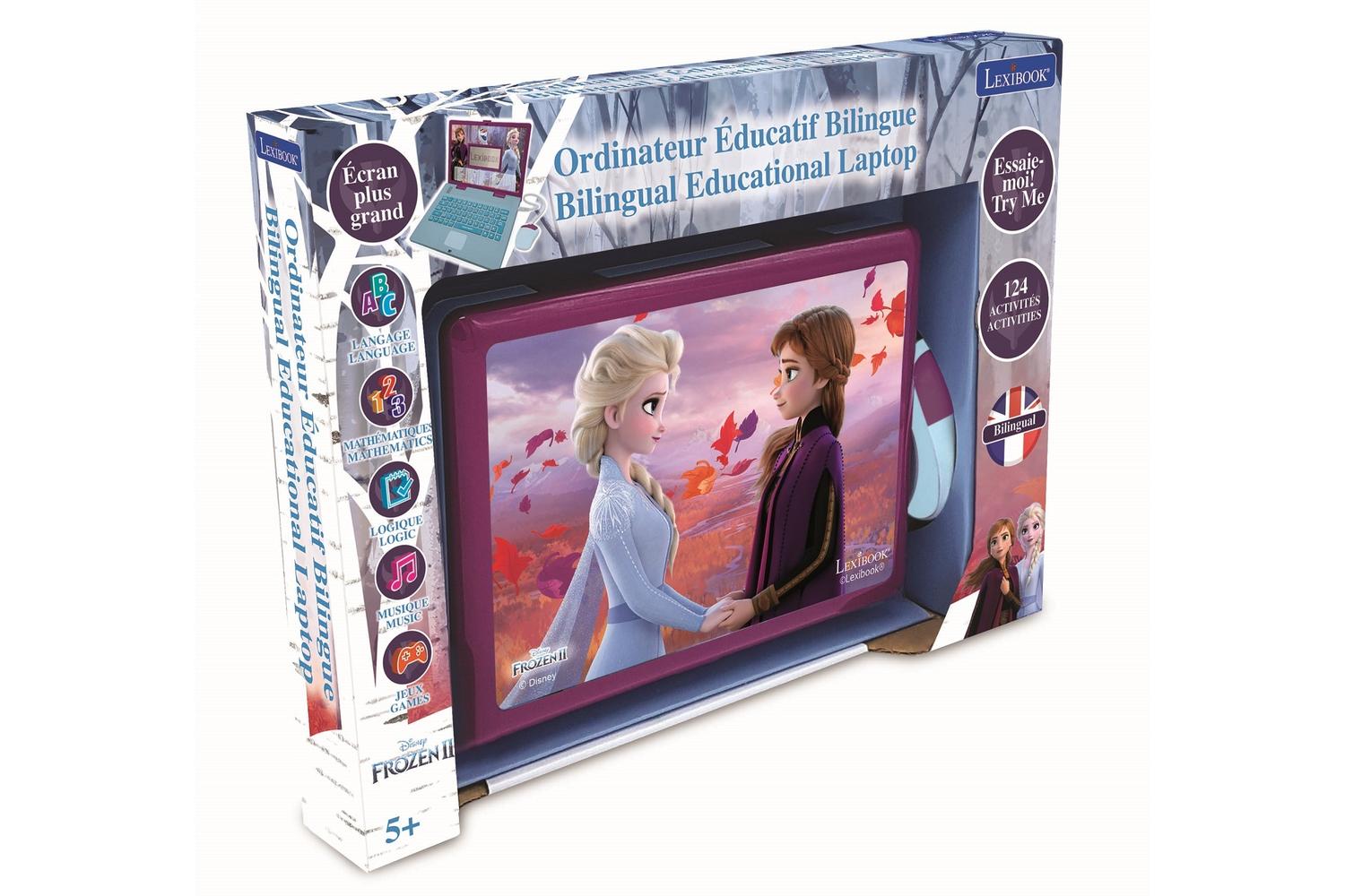 Lexibook JC598FZi1 Disney Frozen 2 Educational and Bilingual Laptop French/English-4