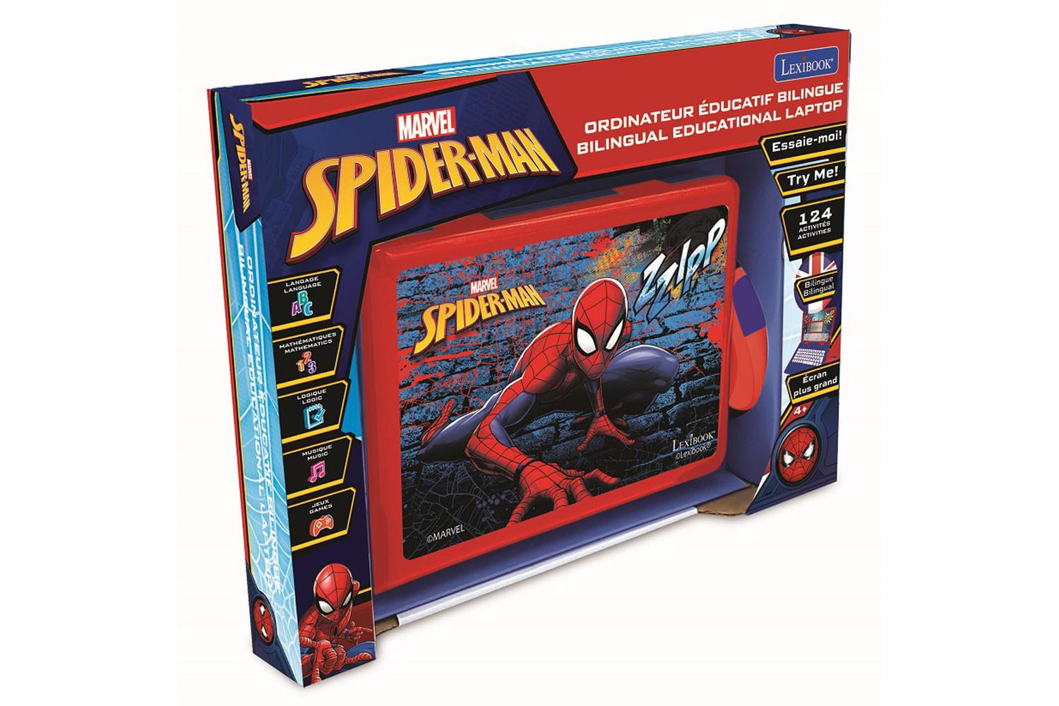 Lexibook JC598SPi1 Disney Marvel Spider-Man Educational and Bilingual Laptop French/English-3